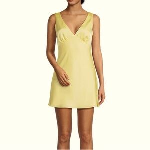 Gianni Bini Beautiful Silky Sleeveless V-Neck Dress - NEW